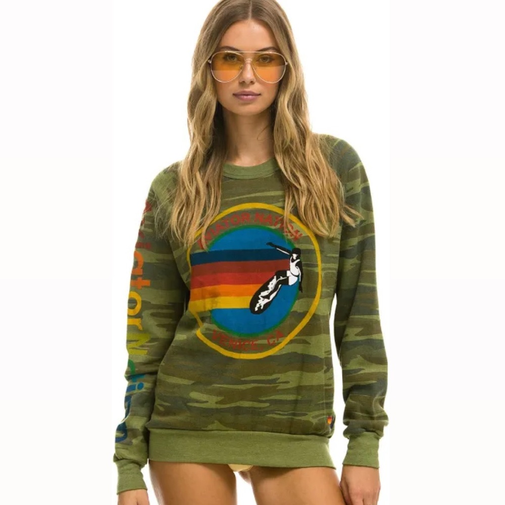 Aviator Nation Camo Crew